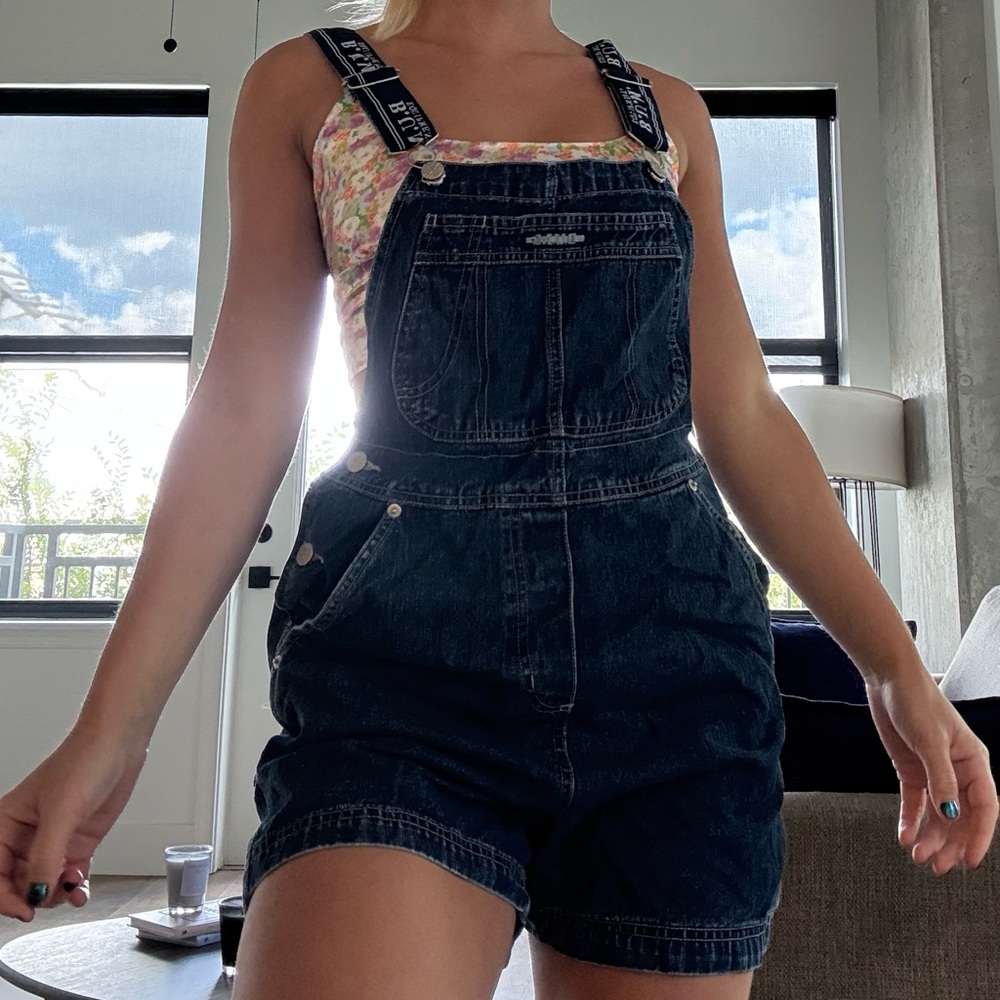 B.U.M. vintage overalls size S, dark blue wash